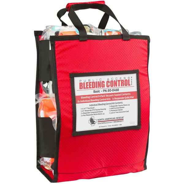 North America Rescue Basic Kit Bleeding Control Public Access Ea - 80-0468