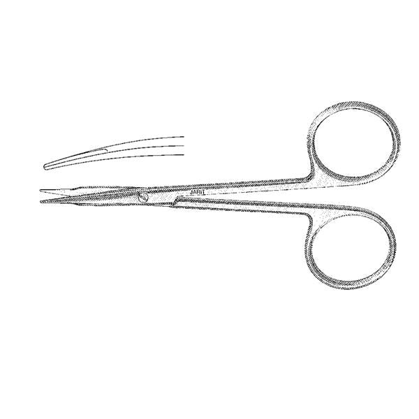 Integra Miltex Inc Scissors Stevens 4-3/8" Delicate Curved Ea - 102139