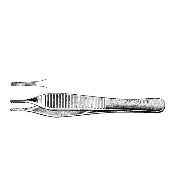 Integra Miltex Inc Forcep Tissue Adson 4-5/8" Serrated Serrated Ea - 130236