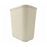 Rubbermaid Can Trash Resin/Textured Finish 7Gal No Lid Beige Rectangle 6/Ca - FG254300BEIG