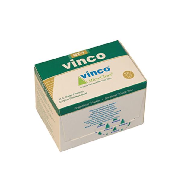 Fabrication Enterprises Needle 38Gx1" Vinco Microclean Acupuncture Sld Dpth Indctr Cnvntnl 100/Bx - 11-0319