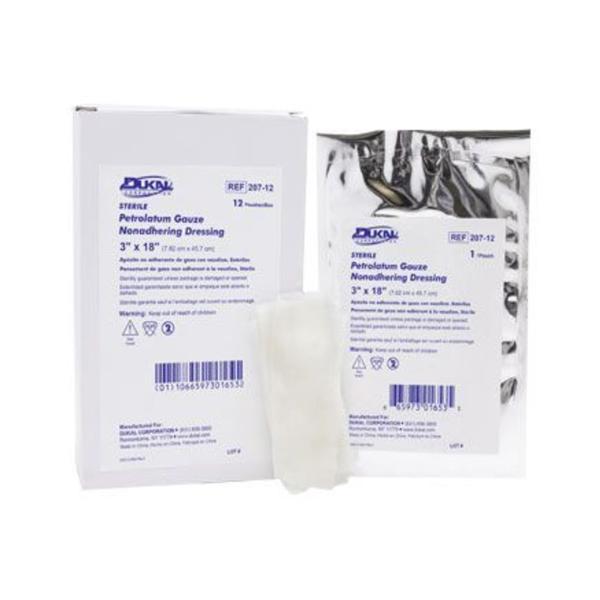 Dukal Corporation Dressing Gauze Albahealth Petrolatum/Fine Mesh 6X36" Sterile Lf 12/Box - 209-12