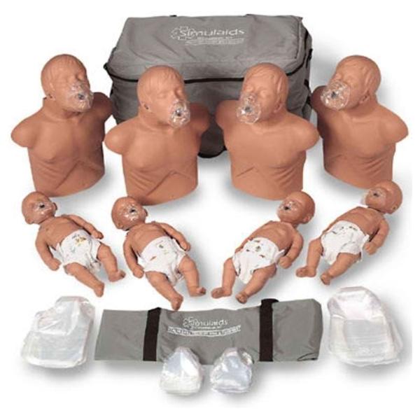 Nasco Company Starter Pack Manikin Instructor Male Adult/Infant Gray Ea - 100-2151U