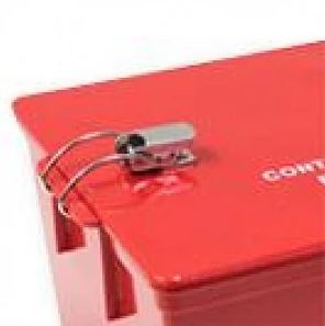 Healthmark Industries Instrument Tray Lid with Latch Red - 213C RD LTCH