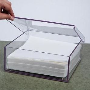 Health Care Logistics DISPENSER, WIPE COUNTERTOP F/9"X9" - 17886