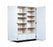 Hausmann Industries CABINET, STORAGE W/ADJ SHELVESNATURAL OAK 48"X23"X76" D/S - 8248-84-346