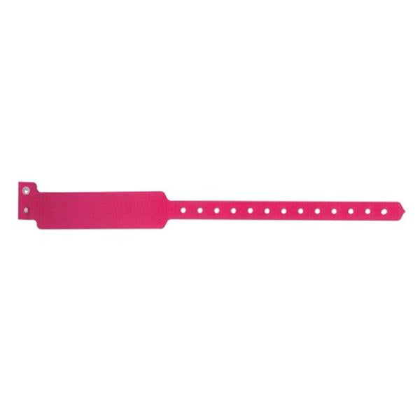 Precision Dynamics Corp. Wristband Sentry Superband Poly Cranberry Adult Write On 500/Bx - 5050-25-PDM