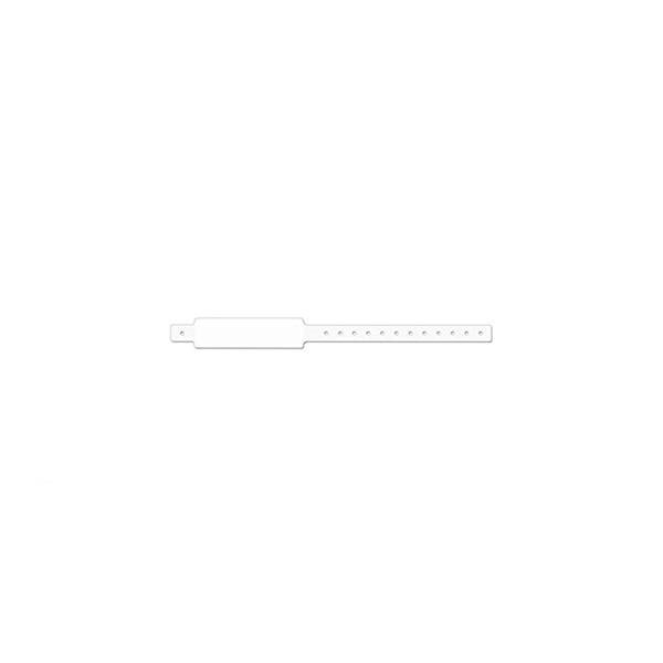 Precision Dynamics Corp. Wristband Conf-Id-Ent 1.5 In White 500/Ca - WBCA23T-1