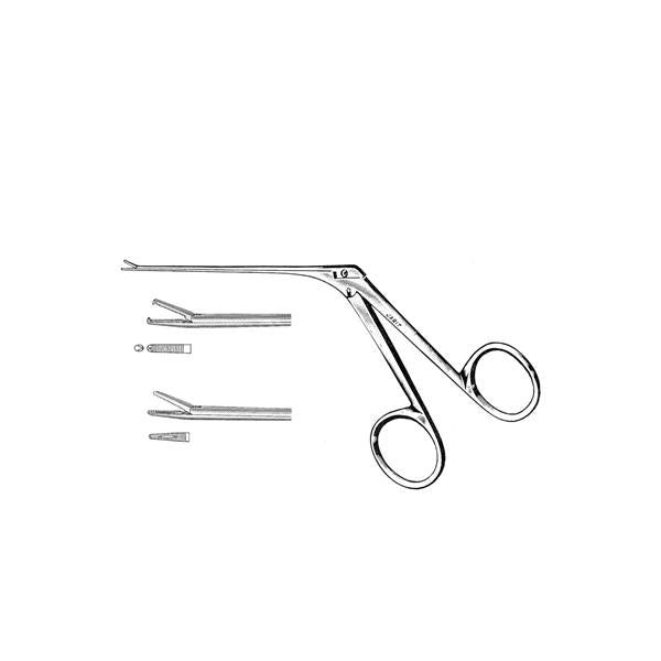 Integra Forcep Alligator Hartman 5.5" Serrated Serrated Jaw Stainless Steel Ea - 380-155