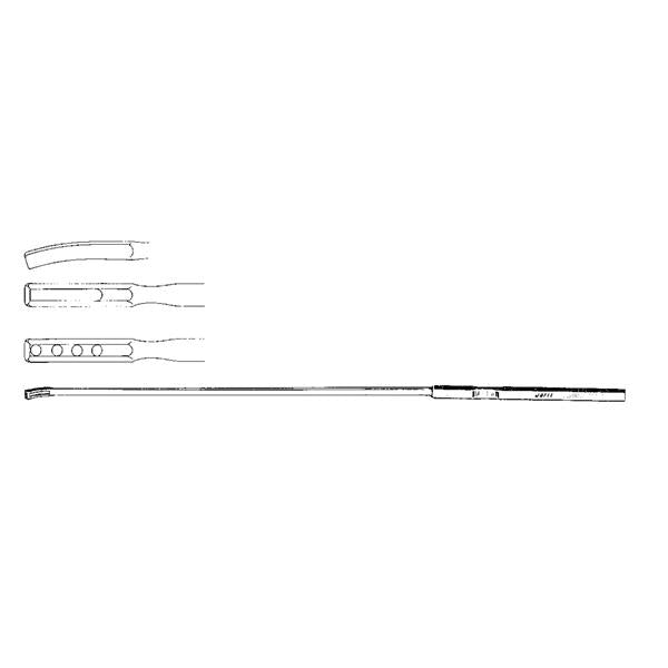 Integra Miltex Inc Curette Endocervical Kevorkian-Younge 12-1/4" Stainless Steel Disposable Ea - 500-335