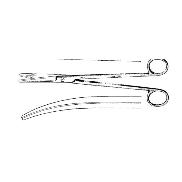 Integra Miltex Inc Scissors Harrington-Mayo 9" Curved Curved Stainless Steel Ea - 101-226