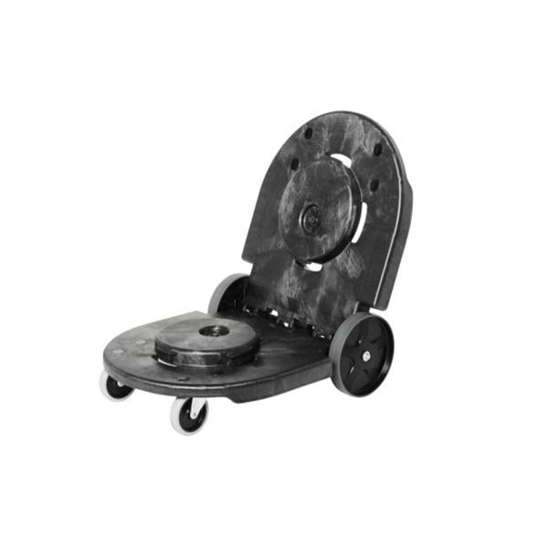 Rubbermaid Dolly Tandem Brute Plastic Black Round Ea - FG264600BLA