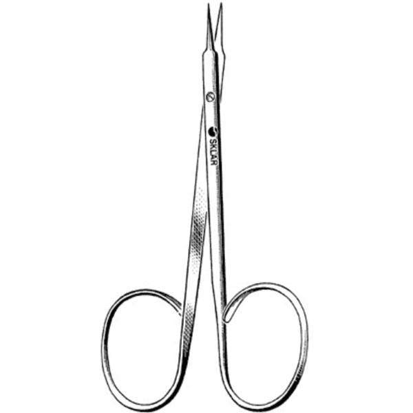Sklar Instruments Scissors Stitch Slepyan 4" Sharp/Sharp Smooth Straight Stainless Steel Ea - 64-1345