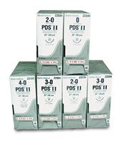 PDS II - Suture with Needle Absorbable Uncoated Violet Suture Monofilament Polydioxanone Size 0 27 Inch Suture 1-Needle 26 mm Length 1/2 Circle Reverse Cutting Needle - Z970H