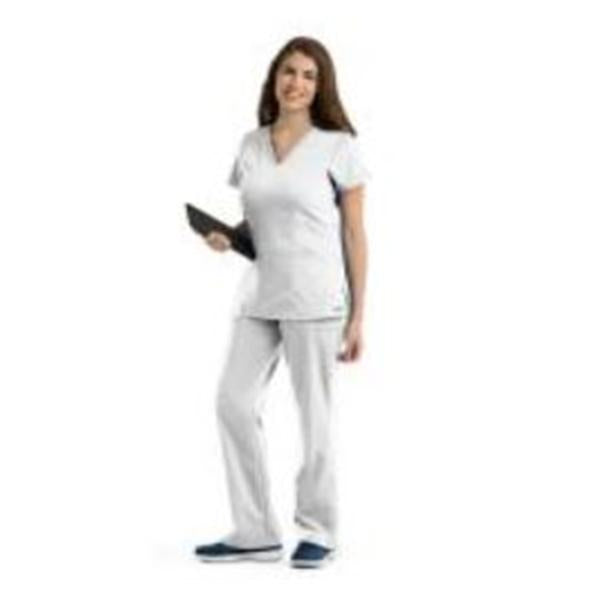 Grey's Anatomy (TM) Scrub Top Greys Anatomy 41452 Womens X-Large White Each - 41452-10-XL