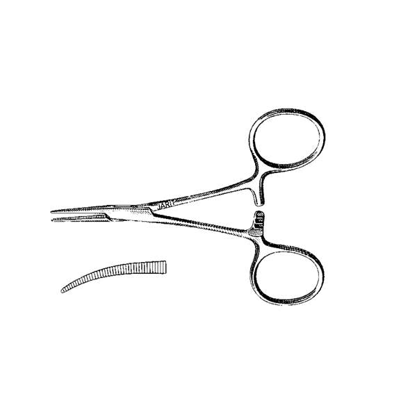 Integra Miltex Inc Forcep Mosquito Hartman 3-7/8" Curved Stainless Steel Ea - 105-115