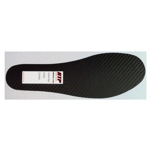 Return To Play Orthotic Insert Semi-Rigid Foot Carbon Fiber Black Size 6 Universal Ea - S-CFI-22