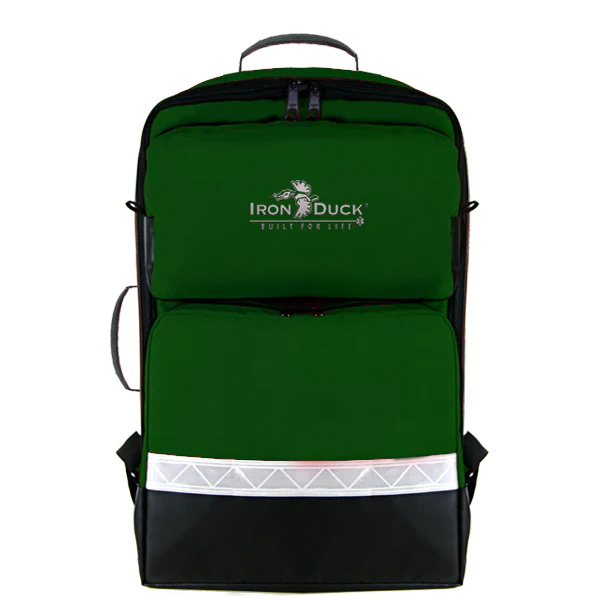 Iron Duck - BLS Trauma Backpack Red / Black Nylon 8 X 14 X 21 Inch - 35132-RD