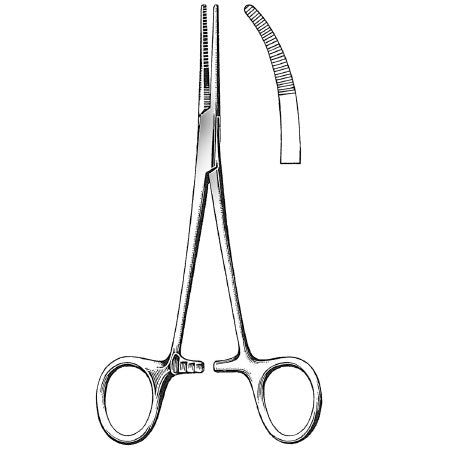 Hemostatic Forceps Kelly 5-1/2 Inch 