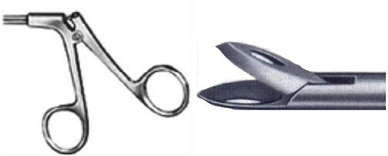 Standard Handle - Pointed Spoon Forceps