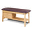 Clinton Industries TABLE, TRTMT 2DRWR W/SHELF FLAT TOP NAT/YLW - 1300-27-1NT-YLW