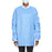 O&M Halyard - Lab Jacket Blue X-Large Hip Length Disposable - 10087