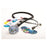 American Diagnostic Corp. Stethoscope Amplifying Vistascope Black Adult 31.5" 1-Head Ea - 655BK