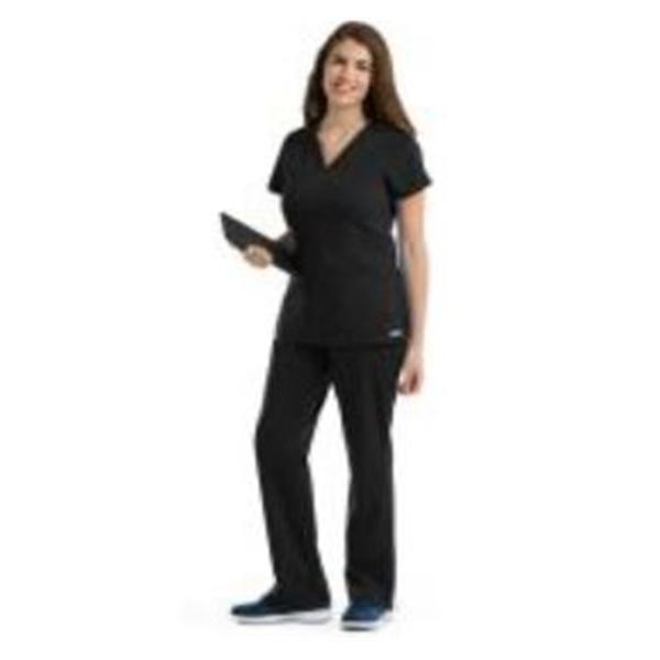 Grey's Anatomy (TM) Scrub Top Greys Anatomy Womens 2X Large Black Each - 41452X-012XL