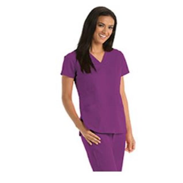 Grey's Anatomy (TM) Scrub Top Greys Anatomy 41452 Womens 5X Large Indigo Each - 41452X-235XL