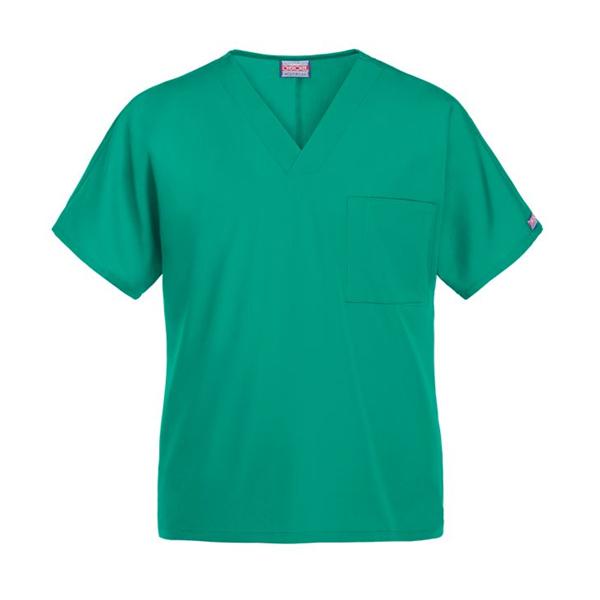 Cherokee Workwear Scrub Top Unisex 4X Large Surgical Green Ea - 4777-SGRW-4X