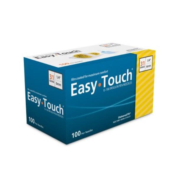MHC Medical Products Needle 31Gx1/4" Easytouch Insulin Pen _ 100/Bx - 831041