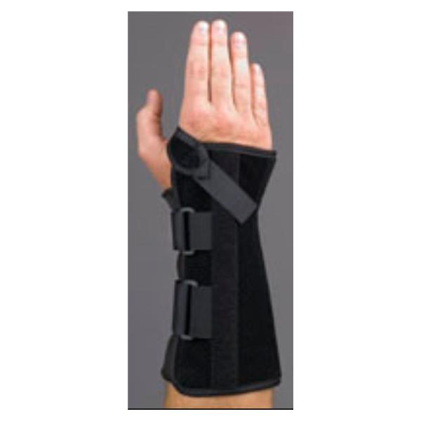 Medical Specialties Brace V-Strap Wrist Black Size 10.5" Small Left Ea - 223262