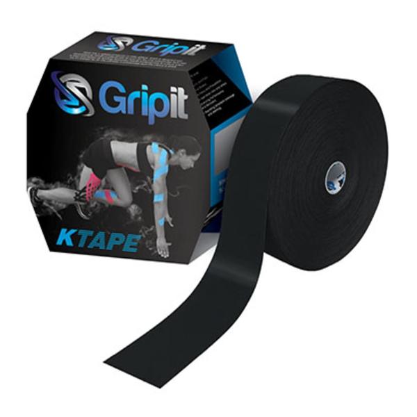 Fabrication Enterprises Tape Kinesiology Gripit Ktape Cotton/Lycra/Spandex 2"X34Yd Adhesive Black Ea - 24-0141