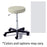 Midmark Corporation Stool Exam Ritter Value Series Mist Casters Backless 5 Leg Ea - 272-001-813