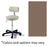 Midmark Corporation Stool Exam Ritter Value Series Robust Brown Casters Backrest 5 Leg Ea - 273-001-852