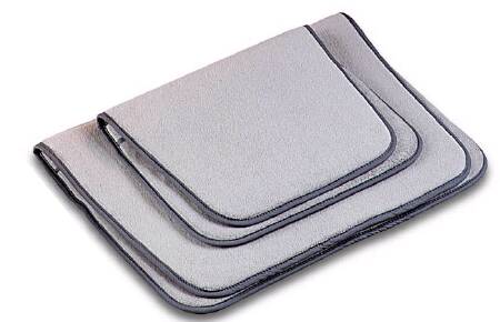Chattanooga Hydrocollator Cover Terry, Foam-Filled, Oversize, with Pockets, Gray, Washable, 24 X 36 Inch - 1110