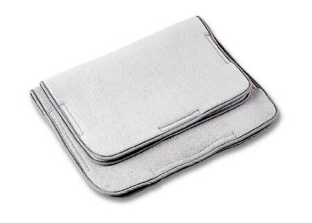 Chattanooga Hydrocollator Cover Terry, Standard, Hook and Loop Closure, Gray, 19 X 27 Inch - 1118