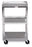 Chattanooga Encore Utility Cart Stainless Steel 29.5 X 18.75 X 16.75 Inch 3 Shelves Silver - 4004