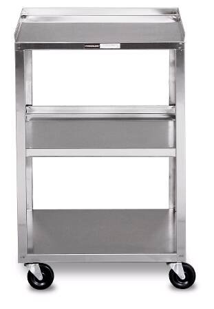 Encore - Utility Cart Stainless Steel 29.5 X 18.75 X 16.75 Inch Silver 23 X 18 Inch - 4004