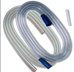 Argyle - Suction Connector Tubing 6 Foot Length 0.188 Inch I.D. NonSterile Female / Male Connector Clear Striated OT Surface - 42050