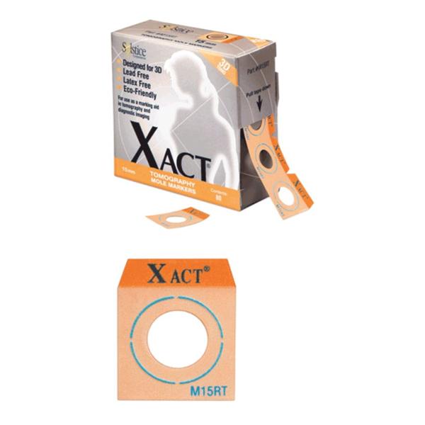 Solstice Corporation Marker Mole Xact For 3D Tomosynthesis 15Mm Ultra-Fine Line Orange 80/Box, 24 Bx/Ca - M15RT