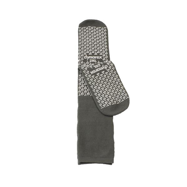 Dynarex Corporation Socks Slipper Grey 2X Large 48/Case - 2194