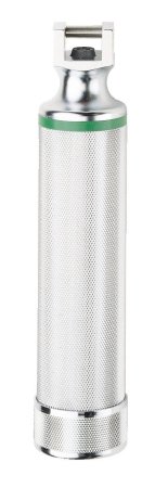 Welch Allyn - Laryngoscope Handle Greenline FiberOptic 2.5 Volt Medium Standard Handle - 60813