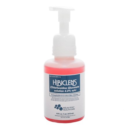 Hibiclens - Antiseptic / Antimicrobial Skin Cleanser 16 oz. Pump Bottle 4% Strength CHG (Chlorhexidine Gluconate) NonSterile - 57516