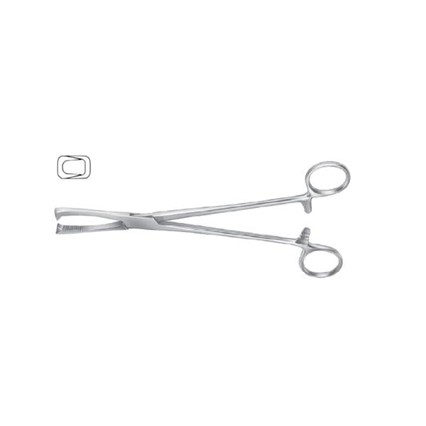 Miltex-Integra Forcep Vulsellum Jacobson Meister-Hand 8-1/2" Serrated Straight 2X2 Teeth Ss Ea - MH30-1025