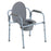 Drive Medical Designs Commode Patient 350Lb Capacity Gray Tips 22.25X17X23" Ea - RTL11158KDR