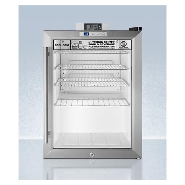 Felix Storch (Summit) Refrigerator Bev Cntr Accucold Nutrition Center Series 2.5Cf 1 Dr 34 To 43F Ea - SCR312LNZ