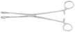 Miltex - Sponge Forceps Foerster 9-1/2 Inch Length OR Grade German Stainless Steel NonSterile Ratchet Lock Finger Ring Handle Straight Serrated Tip - 7-600