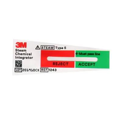 Attest - Sterilization Chemical Integrator Strip Steam 2 Inch - 1243A