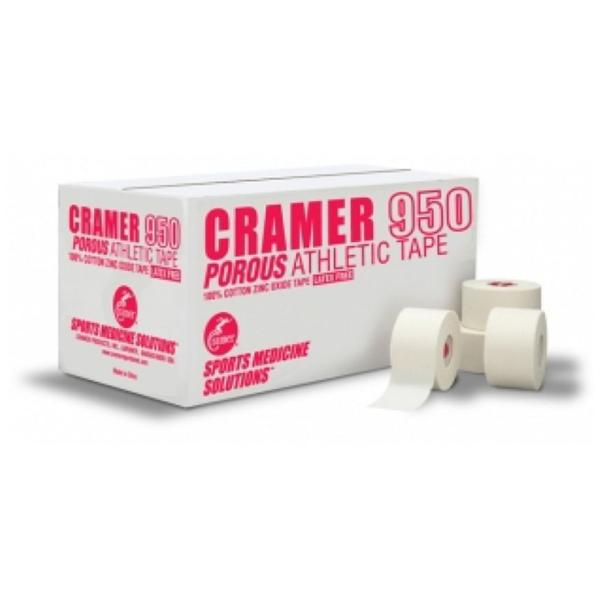 Cramer Products Tape Trainers Cotton/Zinc Oxide 1.5"X15Yd Adhesive White 32/Ca - 280950